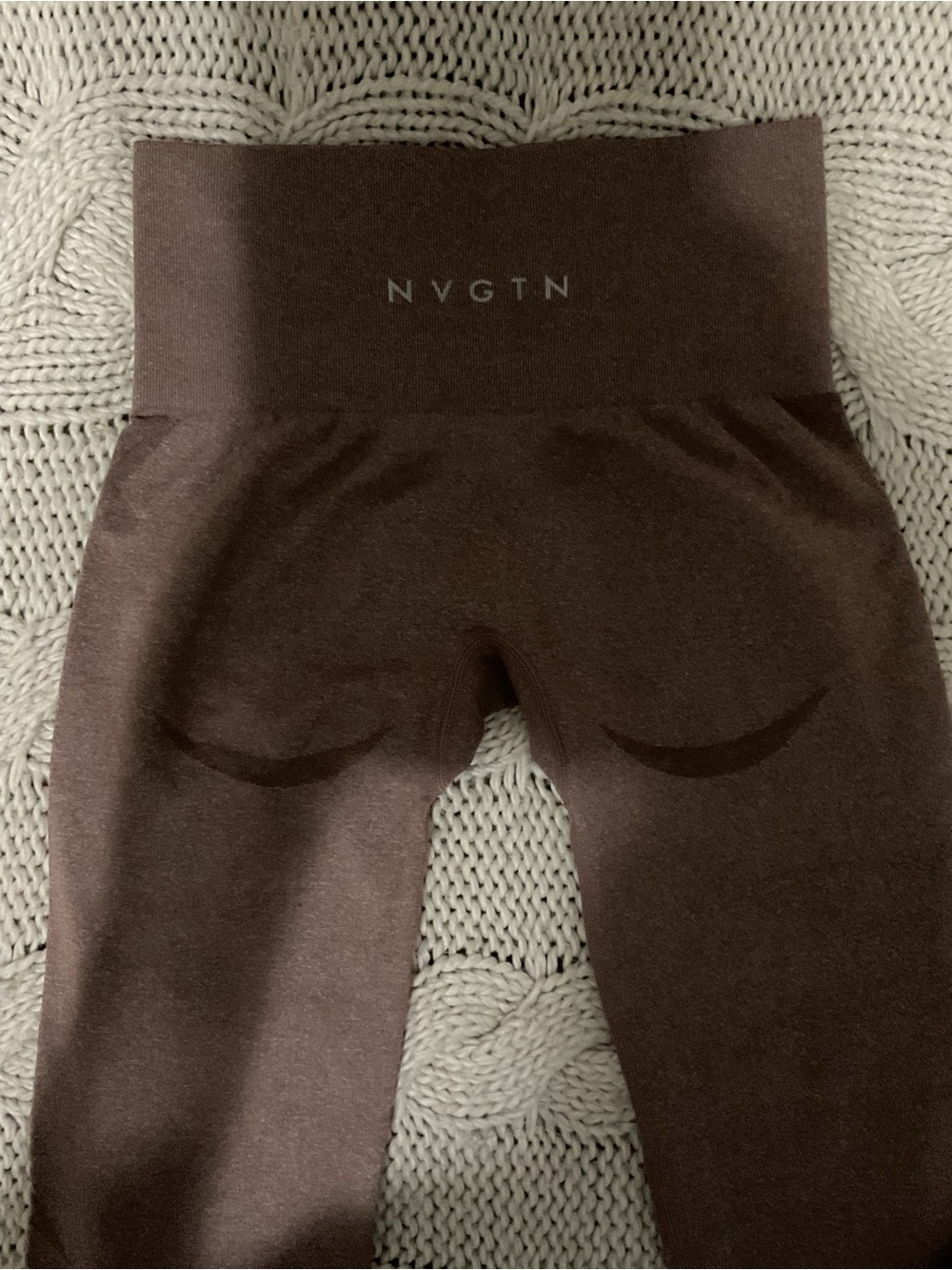 NVGTN Seamless Contour Leggings Chocolate Brown XS